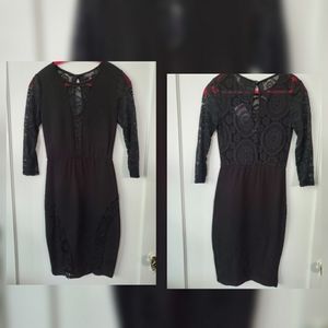 Revamped Black Lace Dress